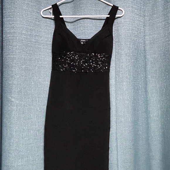 Black sequence Party dress, Size Women's Medium - Picture 4 of 4